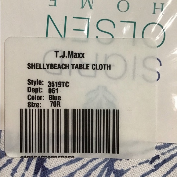 New in package Sigrid Olsen Home round tablecloth - Picture 3 of 5